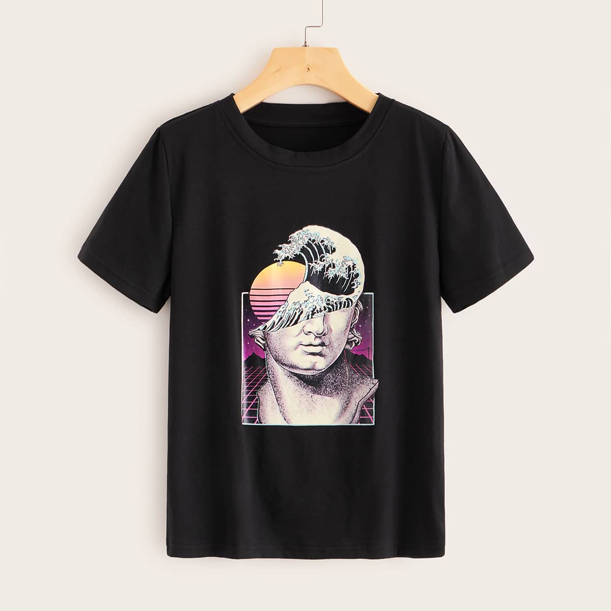 

Figure Graphic Short Sleeve Tee, Black