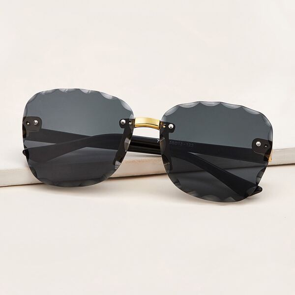 

Kids Rimless Sunglasses With Case, Grey