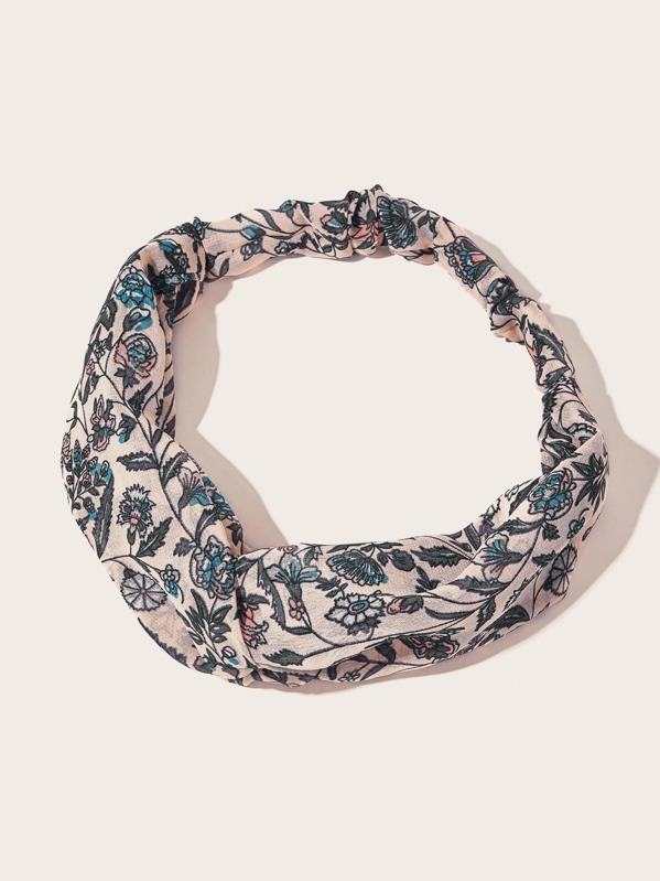 

Ditsy Floral Pattern Headband, Multicolor