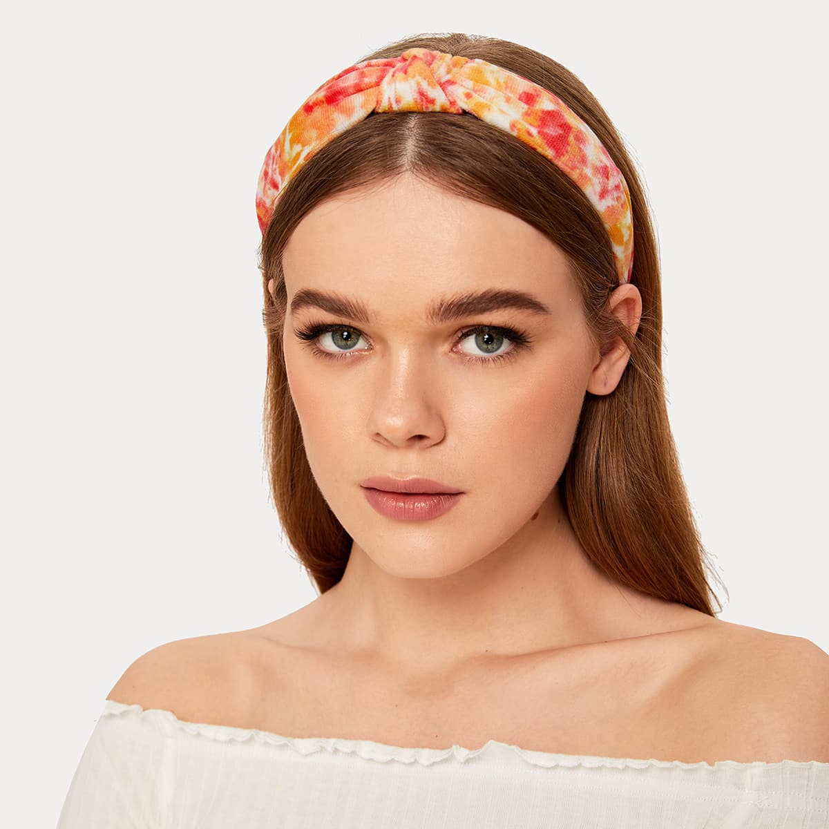 

1pc Tie Dye Knot Headband, Multicolor