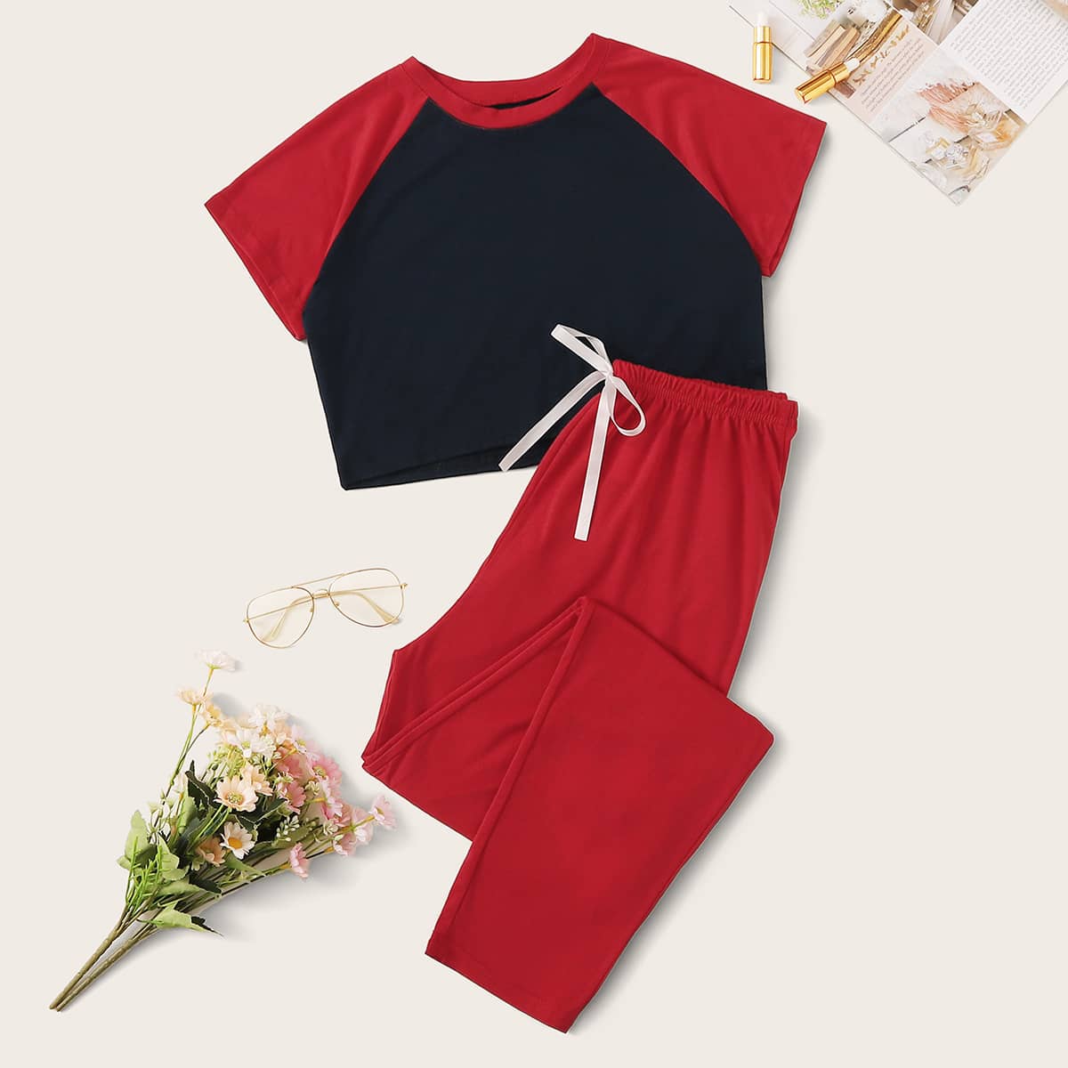 

Colorblock PJ Set, Multicolor