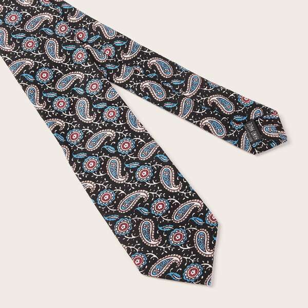 

Men Paisley Pattern Tie, Multicolor