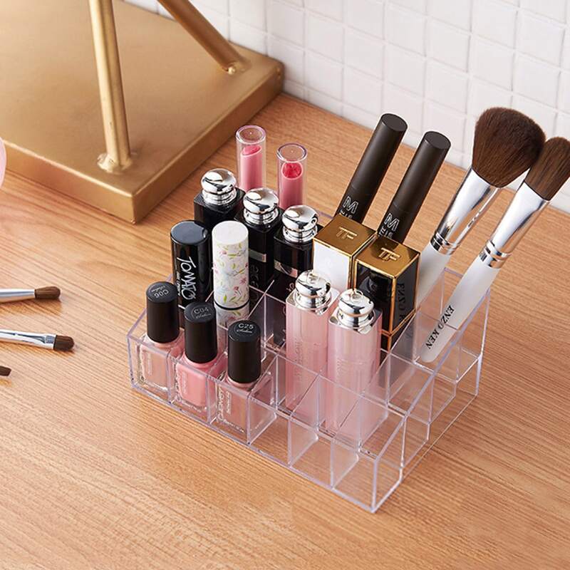 

Clear Multi-compartment Cosmetic Storage Box