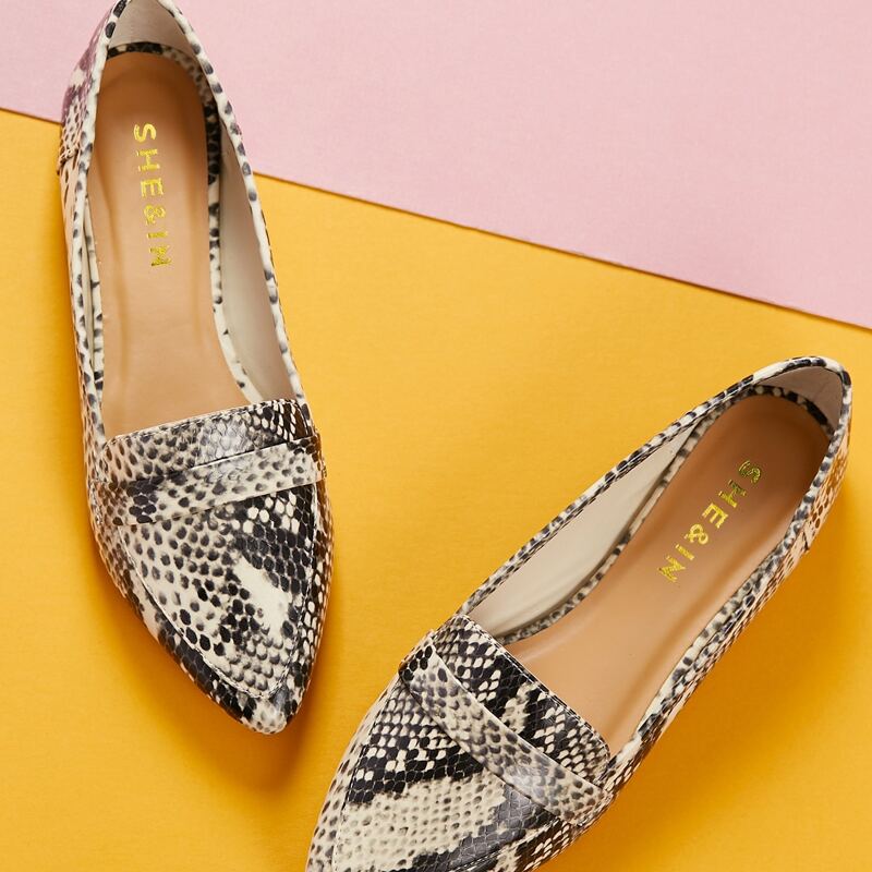 

Snake Print Loafers, Multicolor
