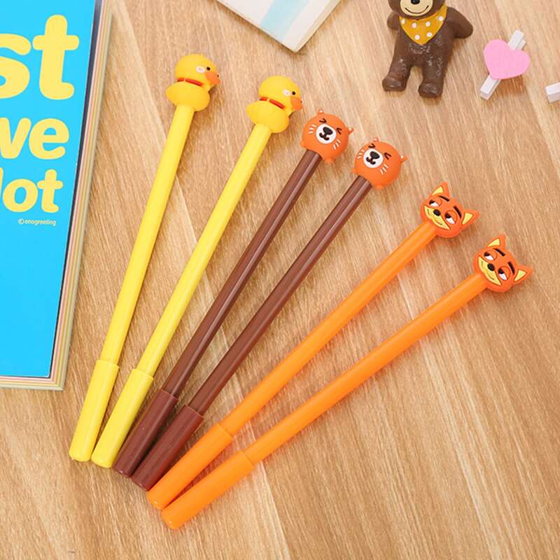 

4pcs Random Cartoon Animal Gel Pen