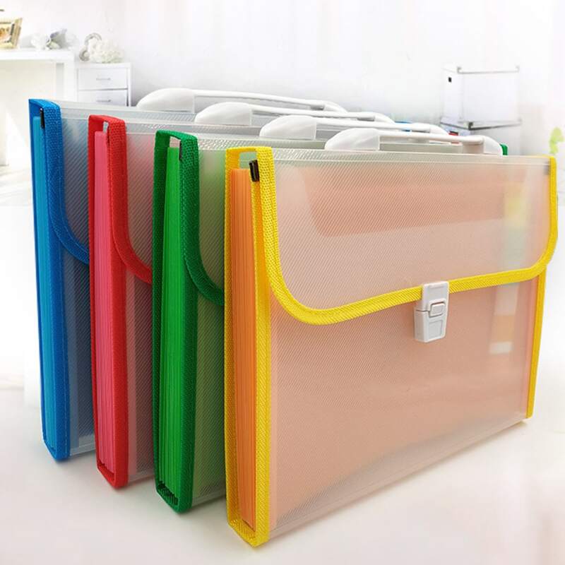 

1pc Random Portable Expanding File Folder