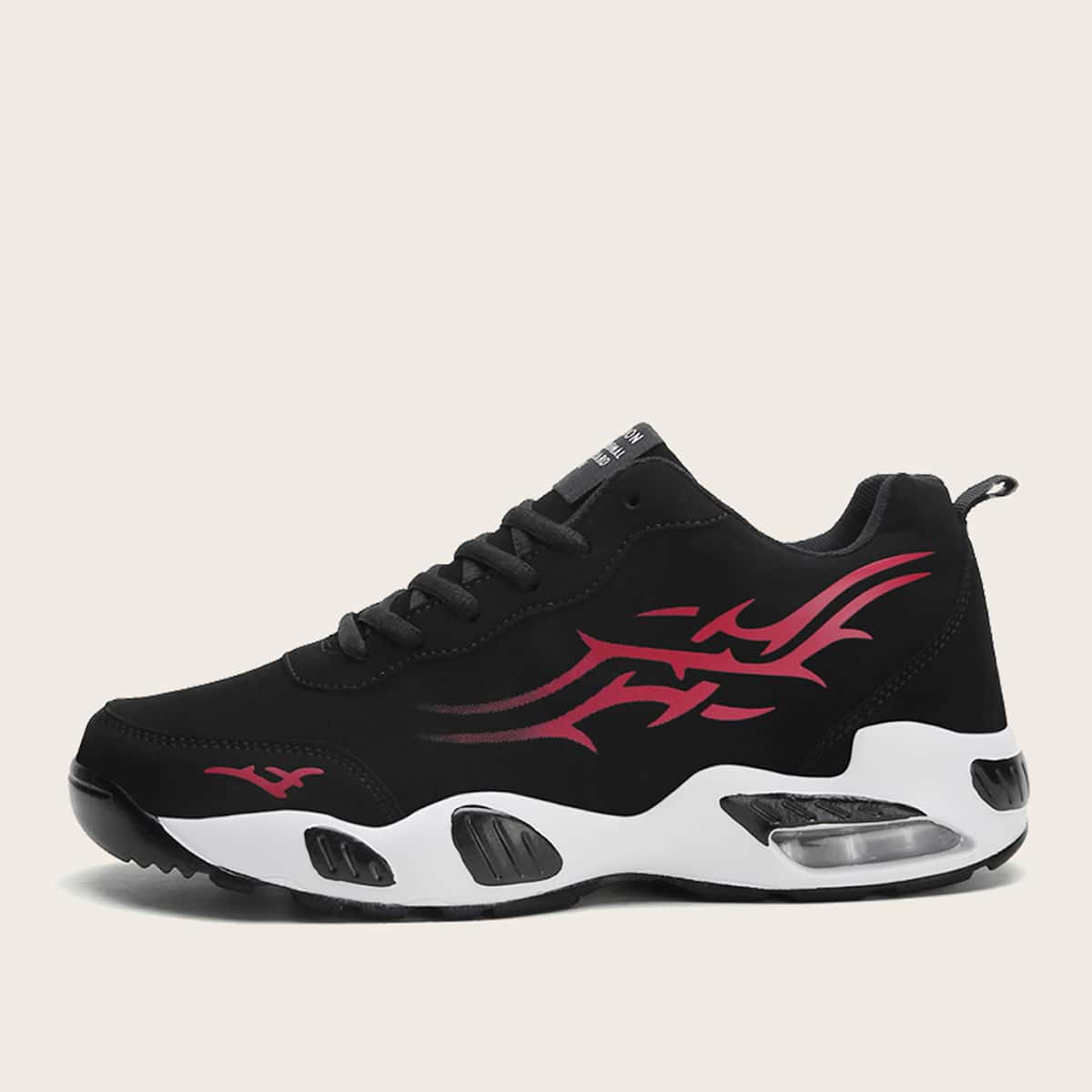 

Guys Lace-up Front Chunky Sneakers, Black