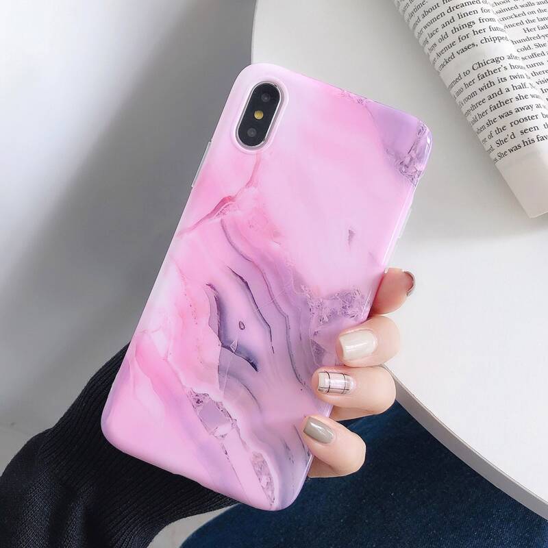 

1pc Marble Pattern iPhone Case
