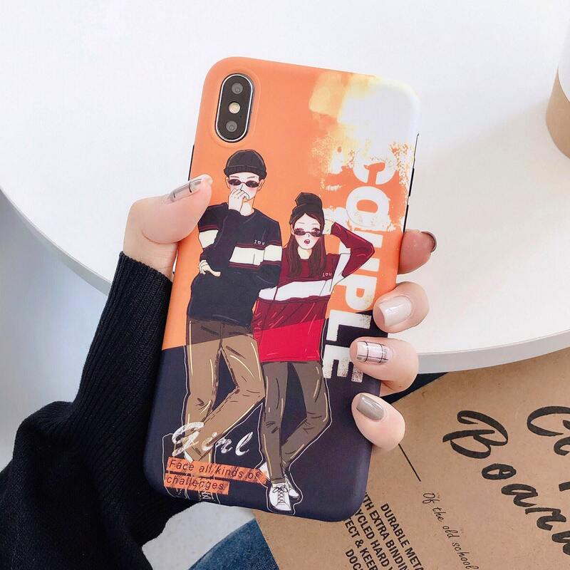 

1pc Figure Graphic iPhone Case, Multicolor