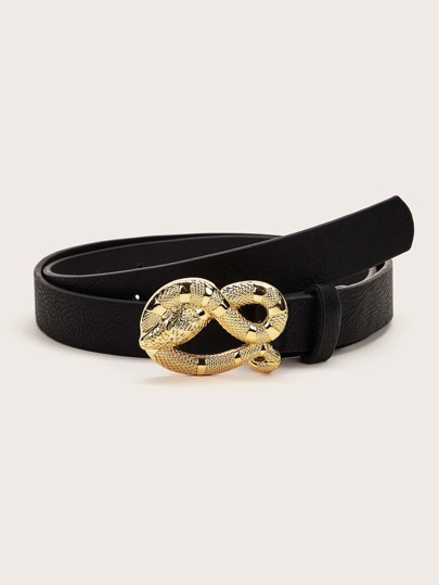 serpentine buckle belt