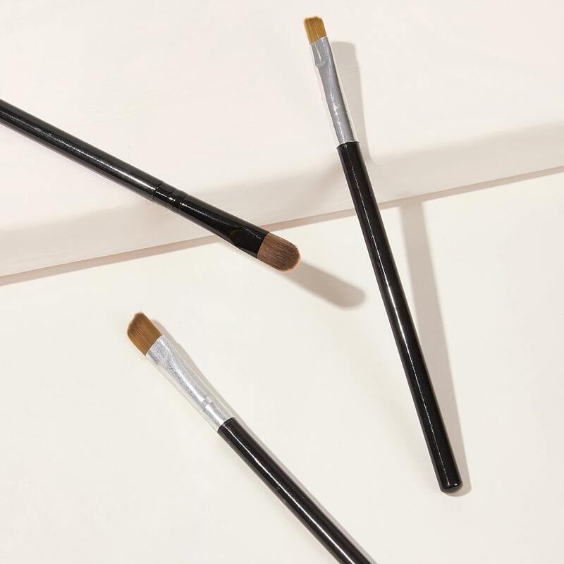 

3pcs Eye Makeup Brush Set, Black