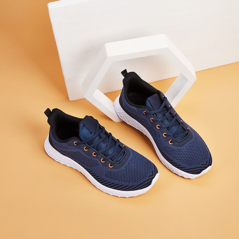 

Guys Lace-up Front Low Top Sneakers, Blue