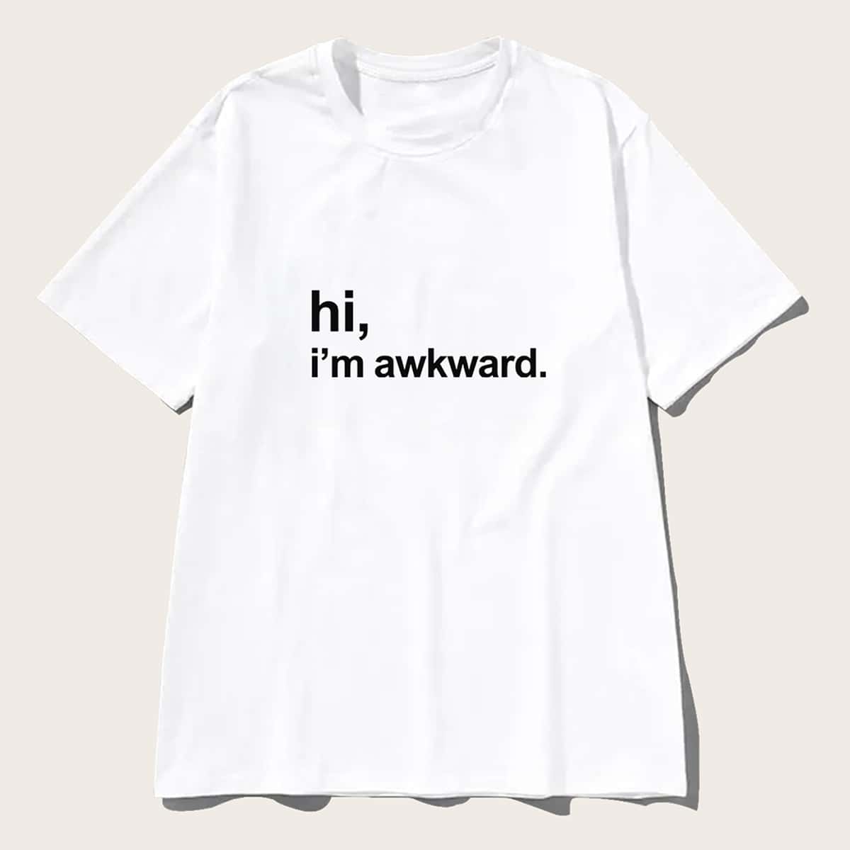 

Guys Letter Graphic Short Sleeve Tee, White