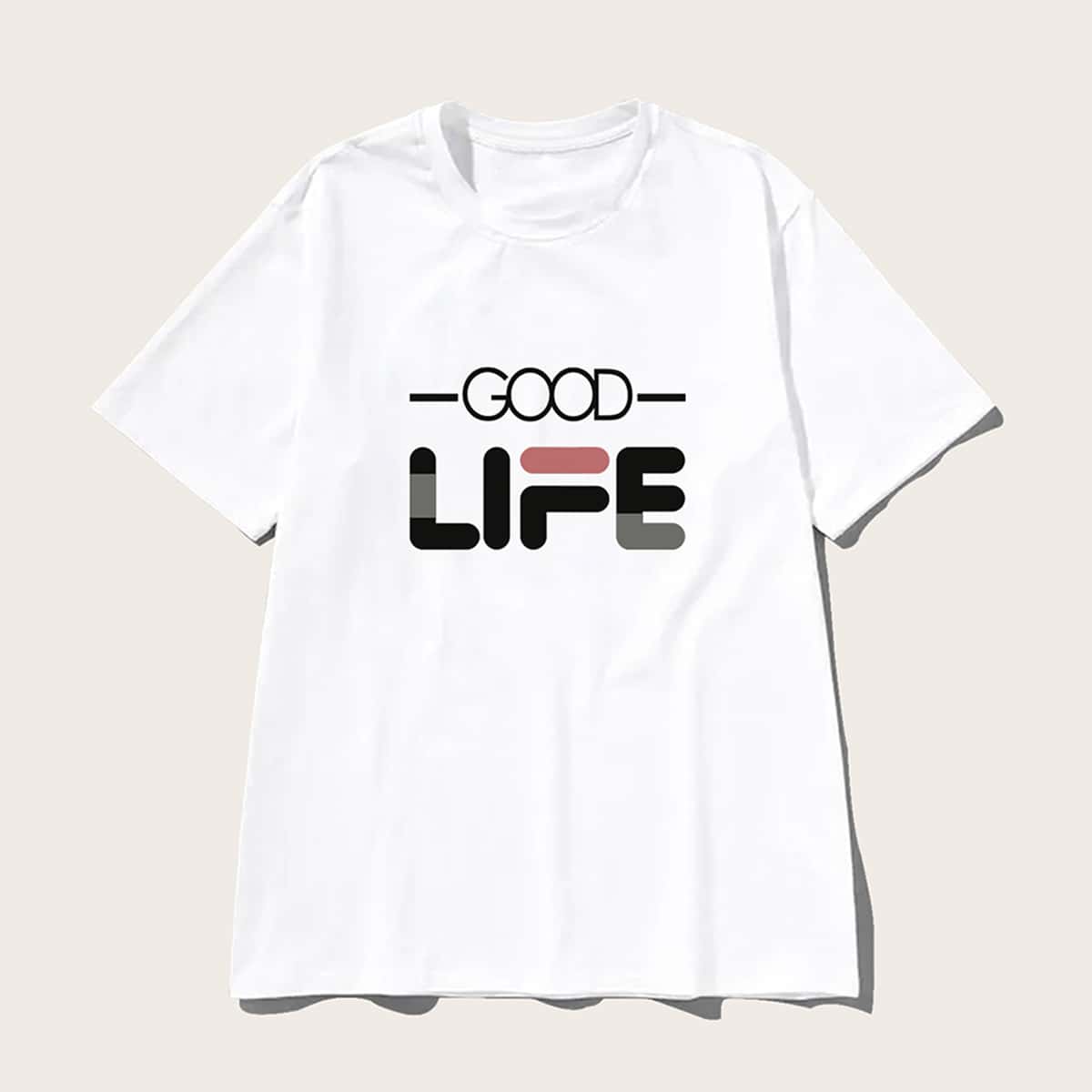 

Guys Letter Graphic Short Sleeve Tee, White