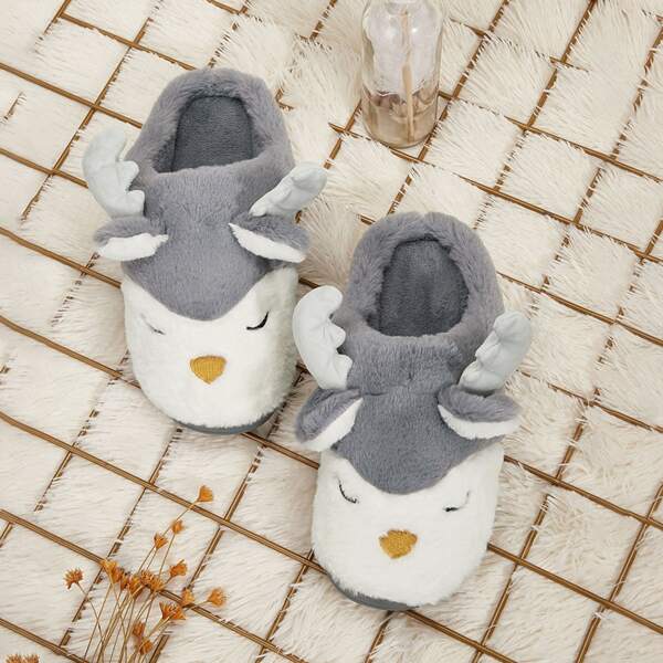 

Men Cartoon Design Fuzzy Slippers
