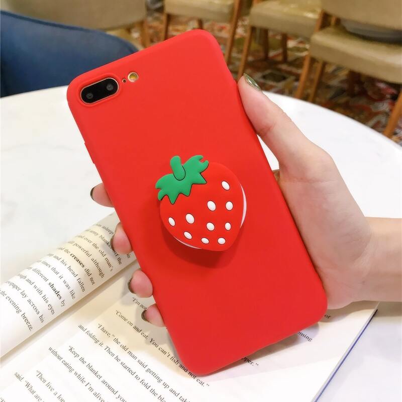 

Solid Color iPhone Case With Holder