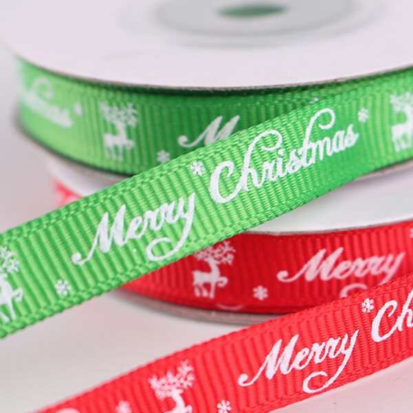 

2rolls Christmas Wrapping Ribbon, Multicolor
