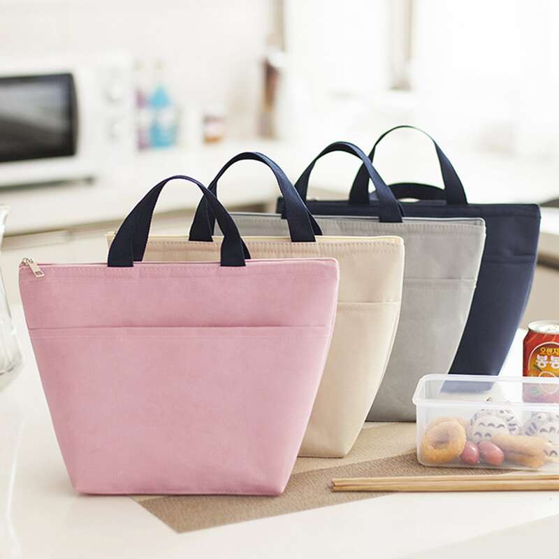 

1pc Insulated Lunch Storage Bag, Multicolor