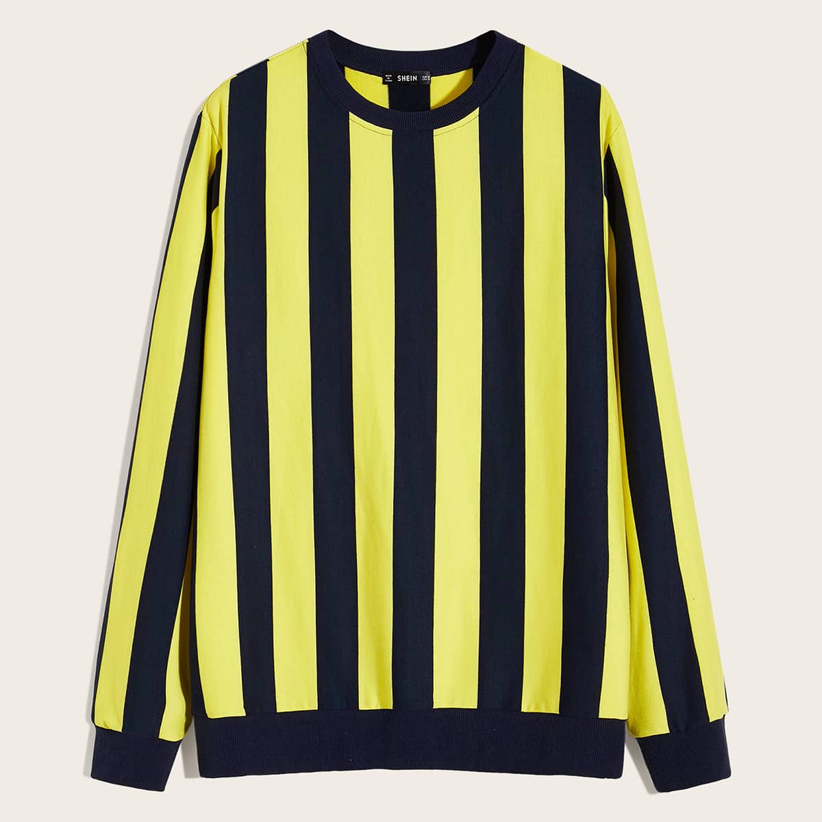 

Guys Two Tone Striped Pullover, Multicolor