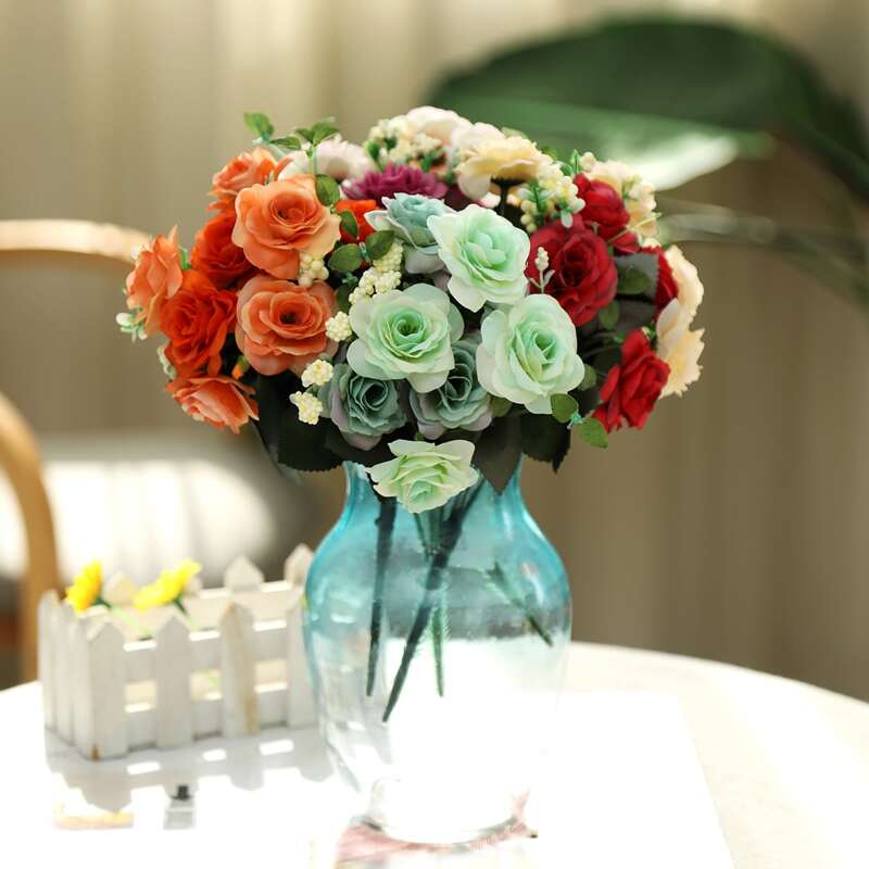

1bundle Artificial Flower With 5pcs Head