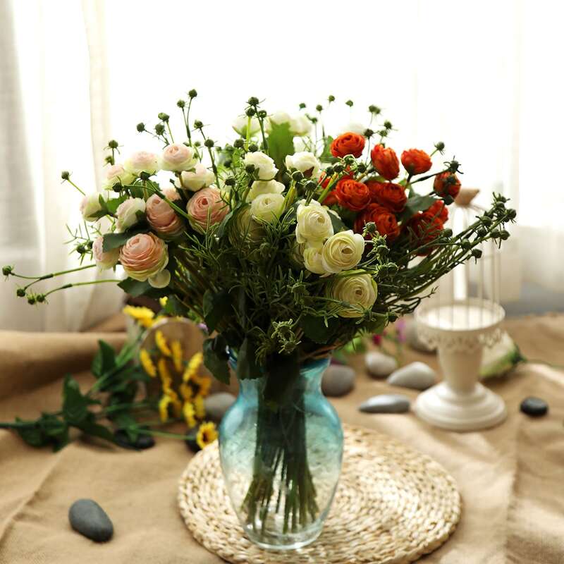 

1bundle Artificial Flower With 12pcs Head