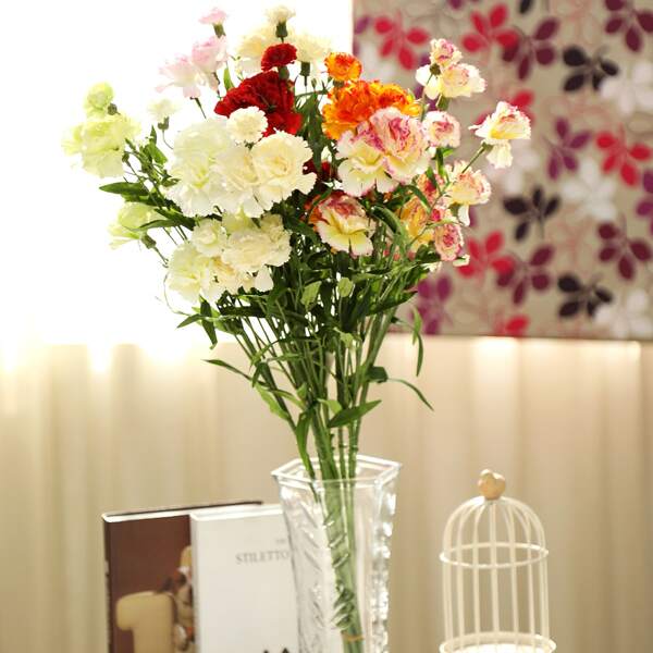 

1bundle Artificial Carnation With 6pcs Head