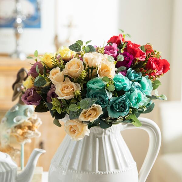 

1bundle Artificial Flower With 10pcs Head