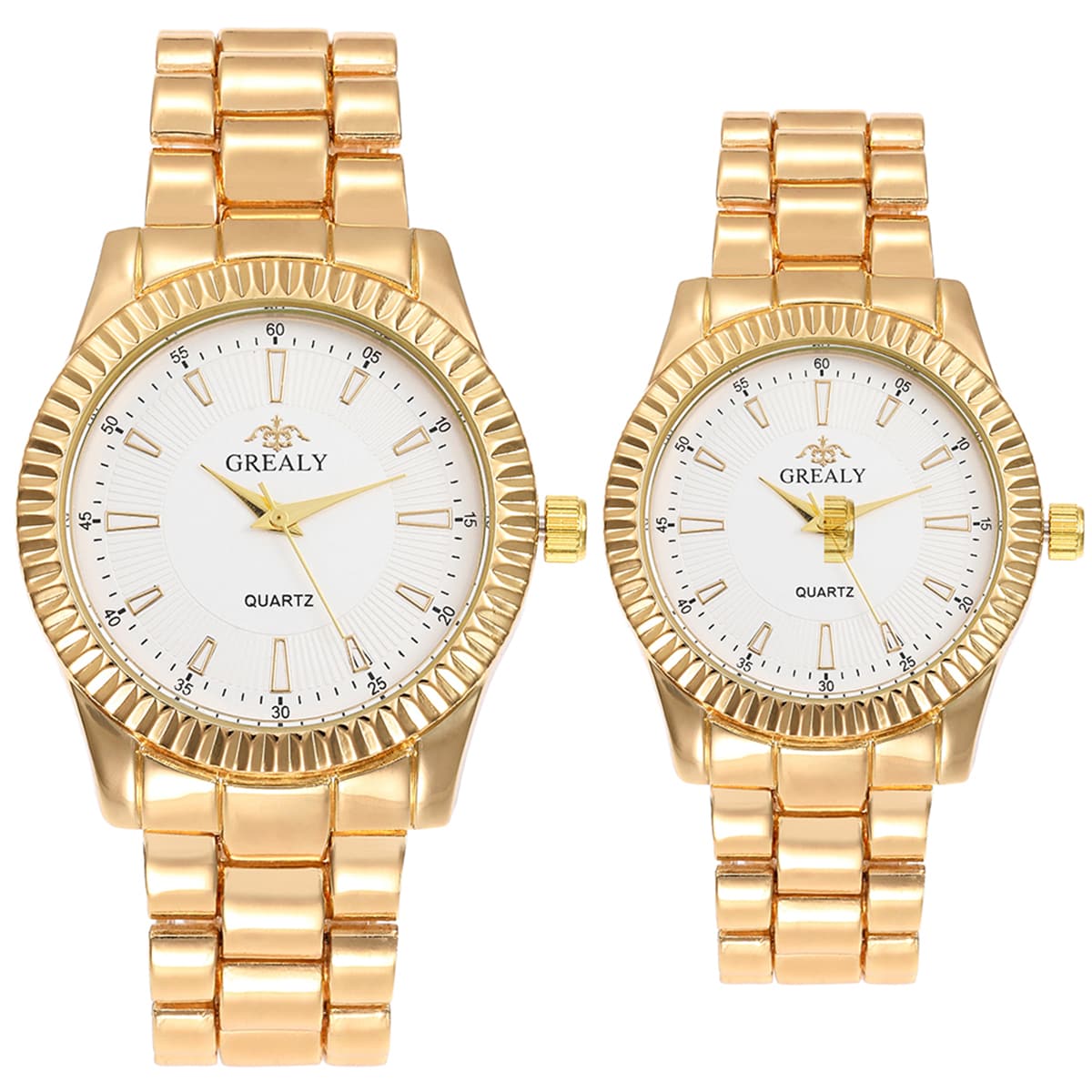 

2pcs Pointer Couple Watch
