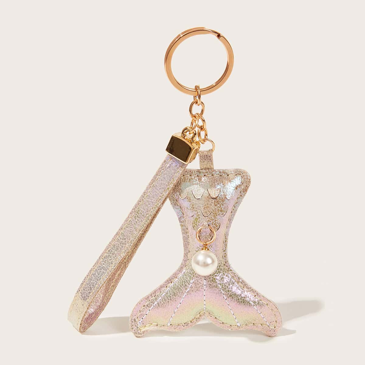 

Fishtail Charm Keychain, Multicolor