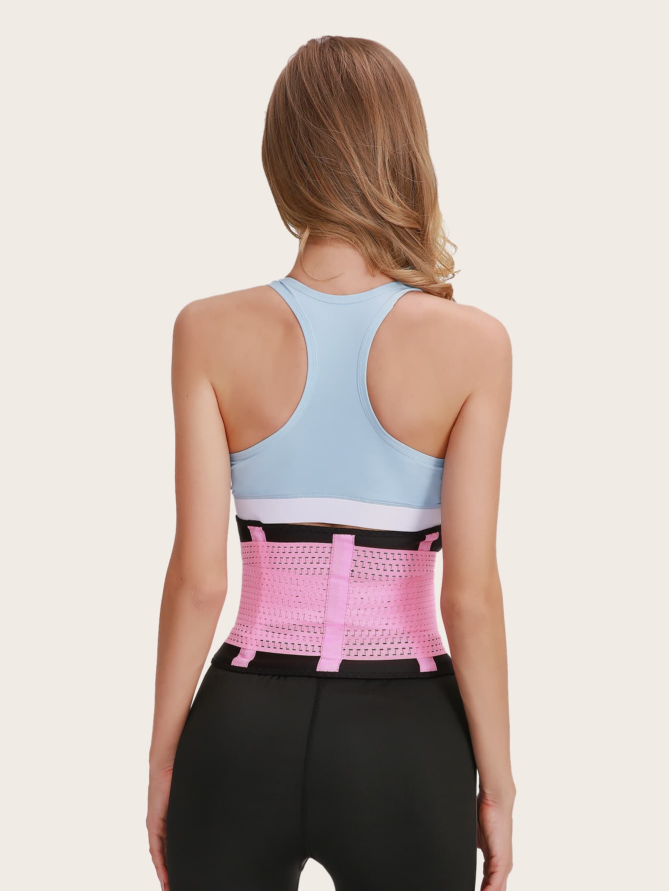 Synthetic Rubber Fitness  Belt Shapewear Waist Trainer Corset
