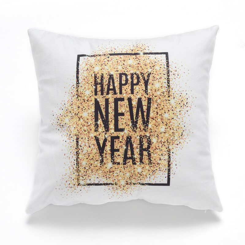 

Slogan & Glitter Pattern Cushion Cover Without Filler, Multicolor
