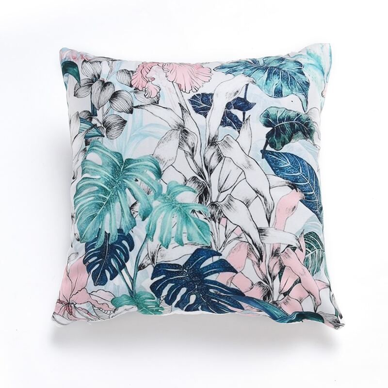 

Plant Print Cushion Cover Without Filler, Multicolor