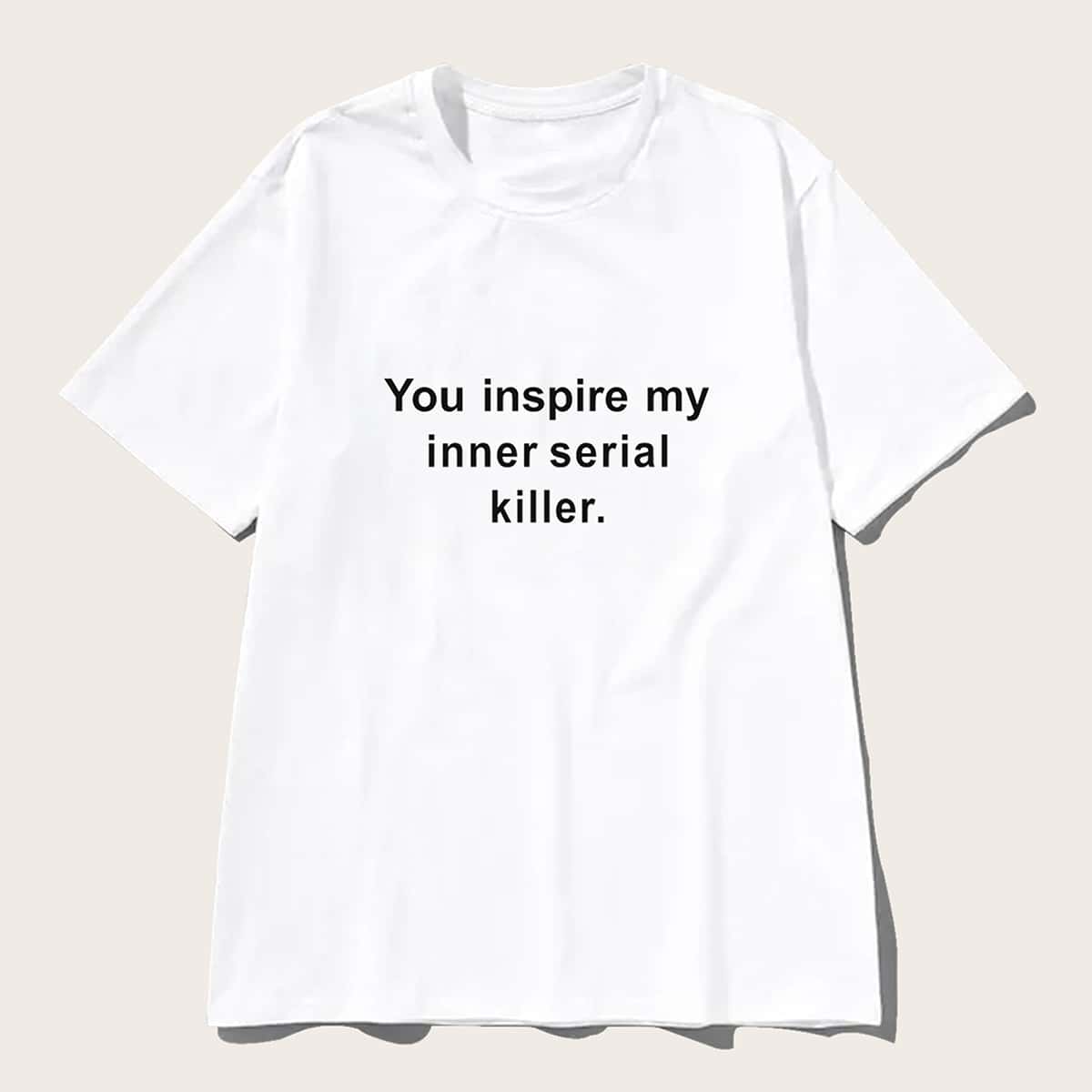 

Guys Slogan Graphic Tee, White