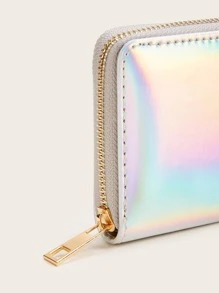 Monedero con cremallera holográfico - Multicolor - Ver 3