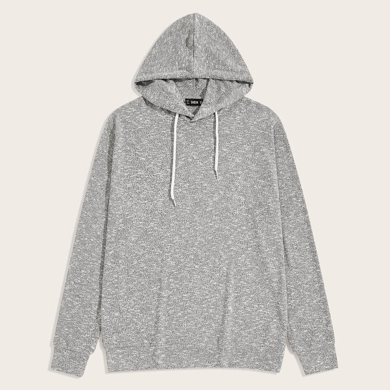 

Guys Marled Drawstring Hoodie, Grey