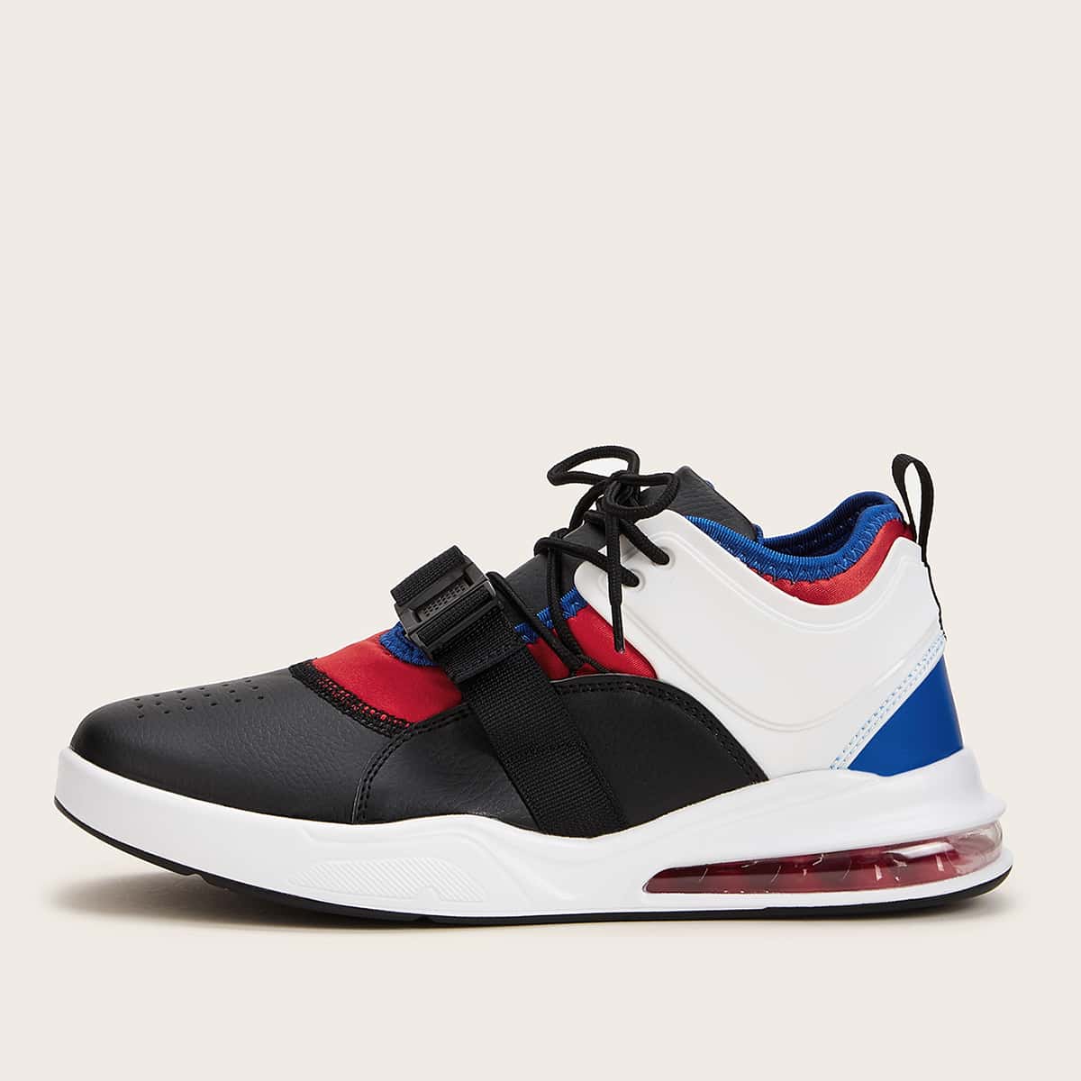 

Guys Release Buckle Decor Sneakers, Multicolor