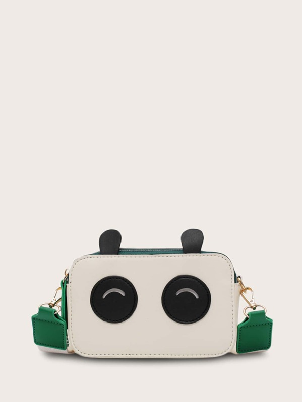

Girls Panda Design Crossbody Bag, Multicolor