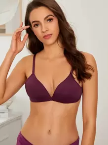 2 件装可调节肩带文胸套装 - 彩色 - 查看 9