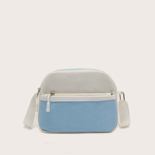 

Girls Color Block Crossbody Bag, Multicolor