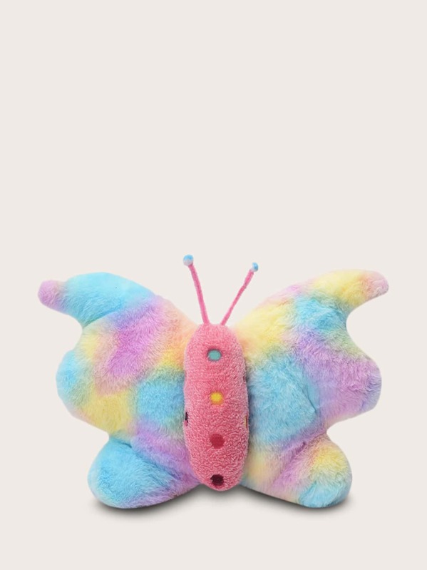

Girls Butterfly Design Fuzzy Backpack, Ombre