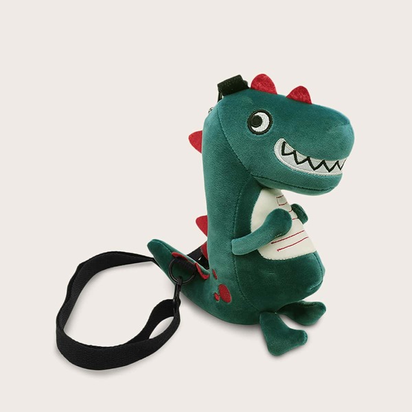 

Girls Dinosaur Design Crossbody Bag, Green