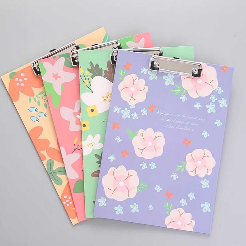 

1pc Floral Print Clipboard