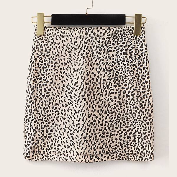 

Dalmatian Print Mini Skirt, Multicolor