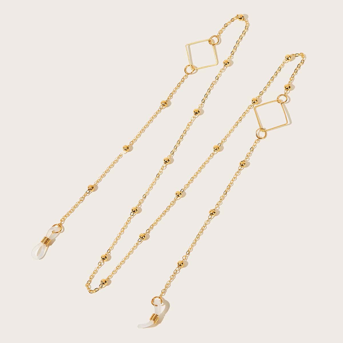 

Geometric Glasses Chain, Gold