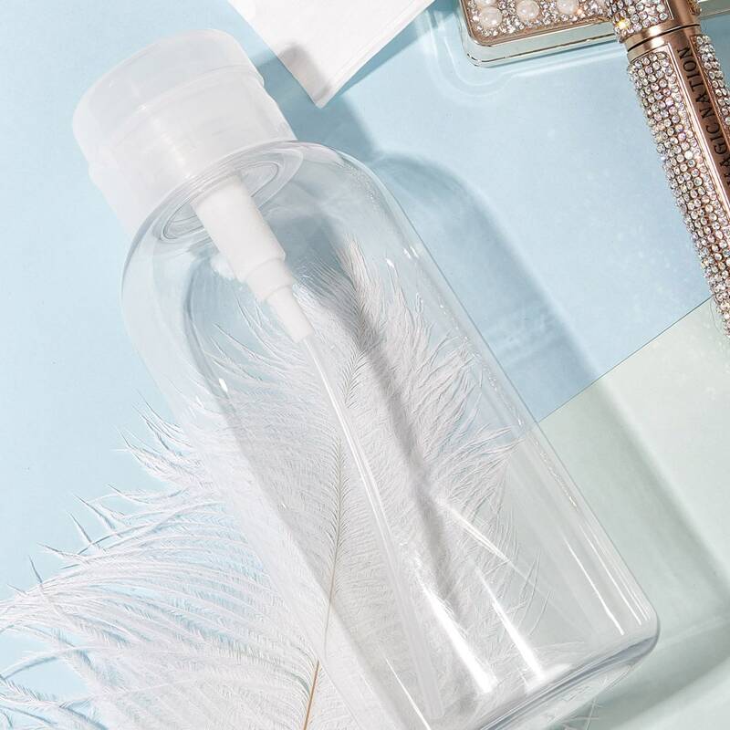 

500ml Press Type Round Bottle, White