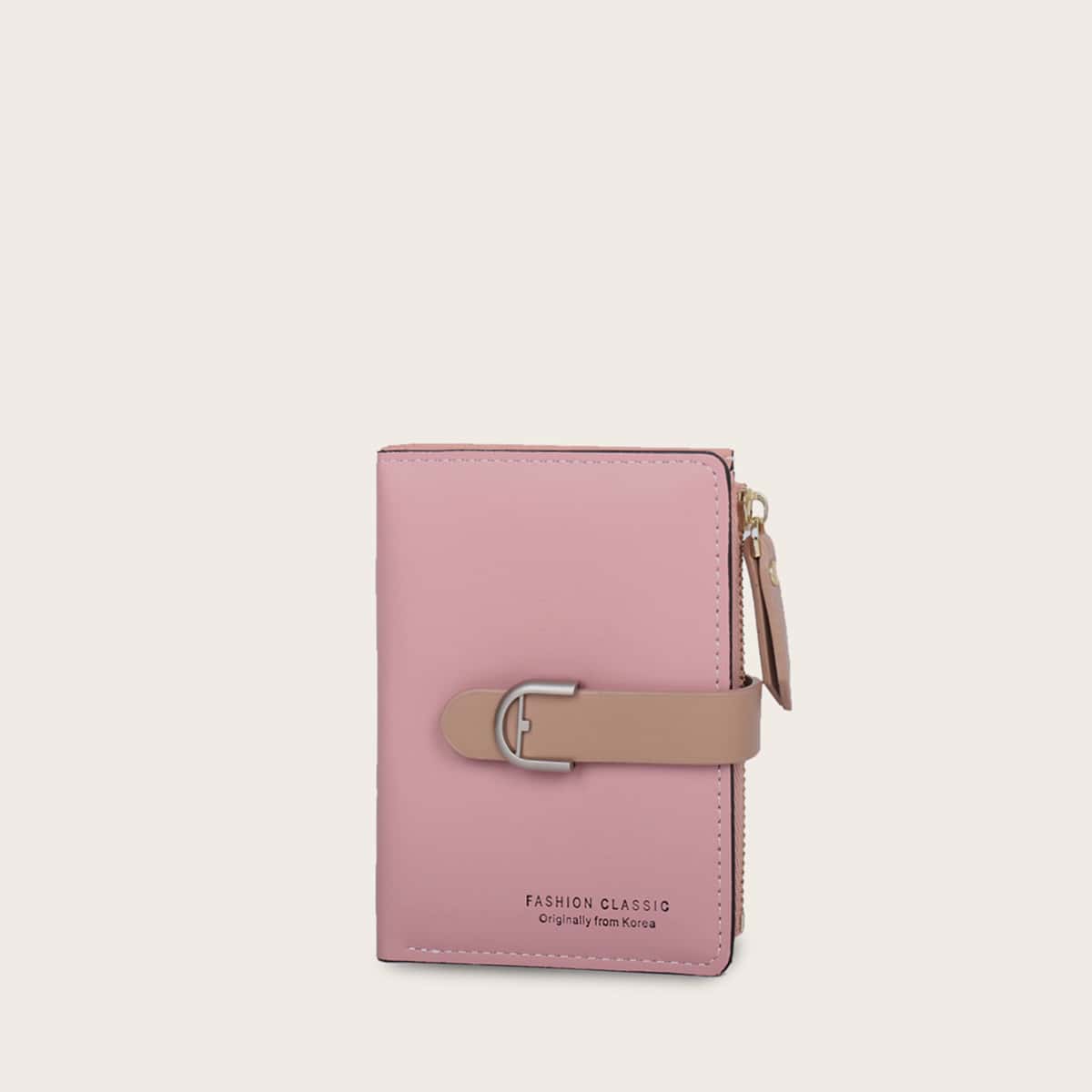 

Letter Graphic Fold Over Purse, Pink