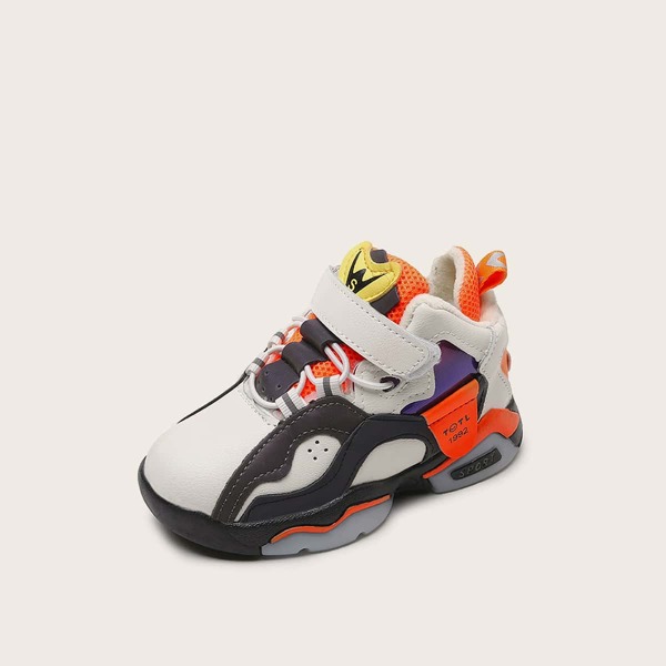

Boys Velcro Strap Chunky Sneakers, Multicolor