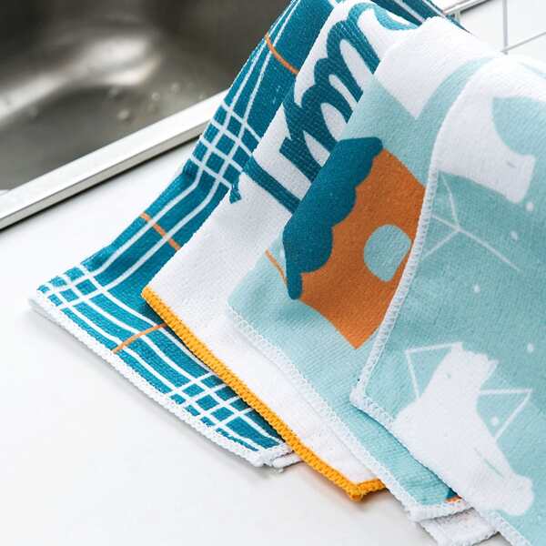 

4pcs Random Pattern Cleaning Rag