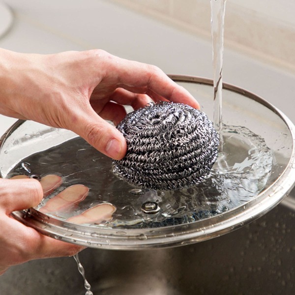 

1pc Stainless Steel Cleaning Ball