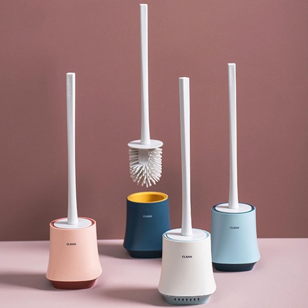 

1pc Random Toilet Cleaning Brush With Base